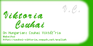 viktoria csuhai business card